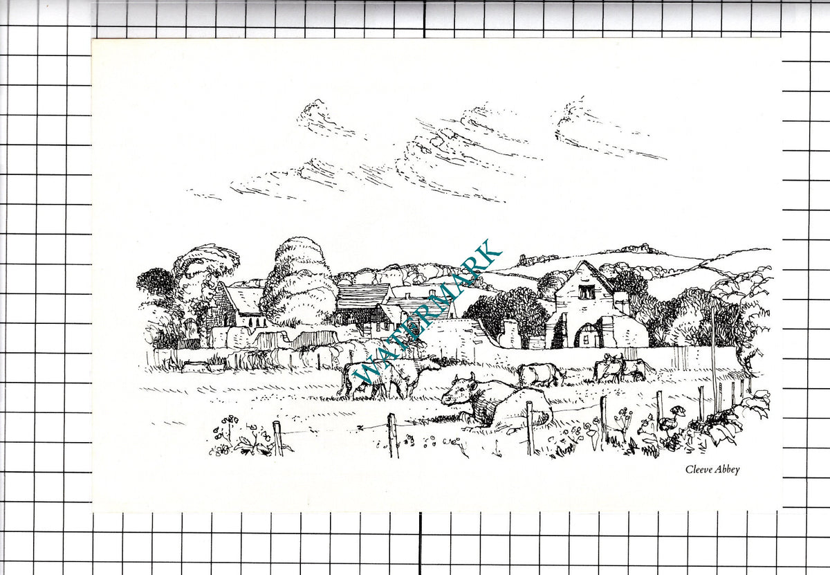 Cleeve Abbey Somerset - 1980's Cutting / Print