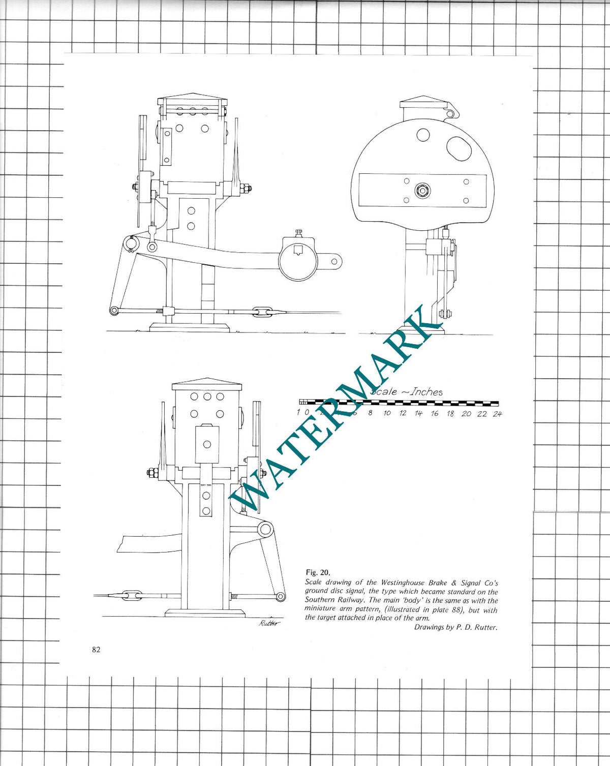 Westinghouse Brake & Signal Co Disc Signal Diagram - 1970s Clipping / Print