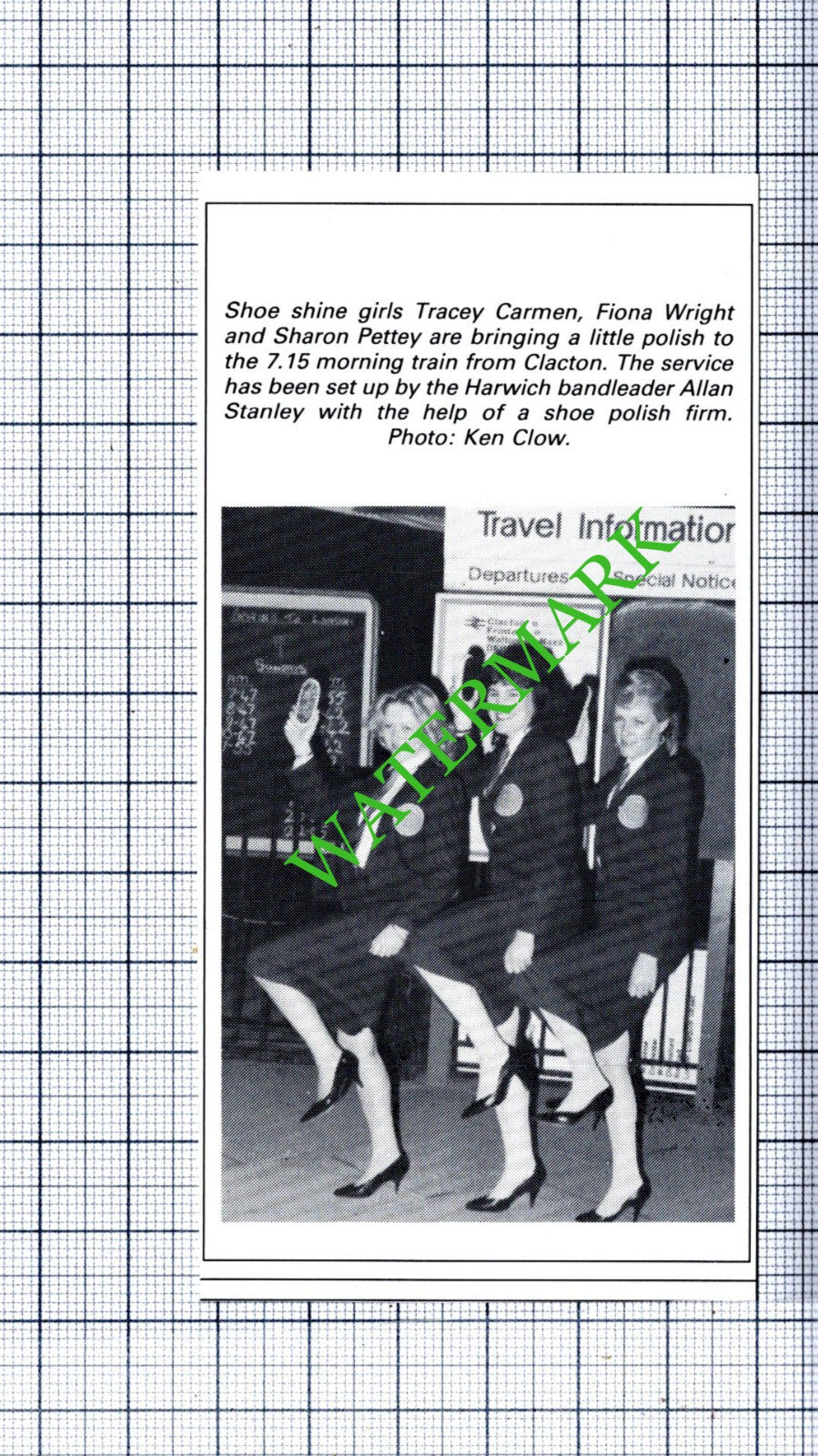 Tracey Carmen Fiona Wright Sharon Pettley Allan Stanley - 1986 Small Cutting