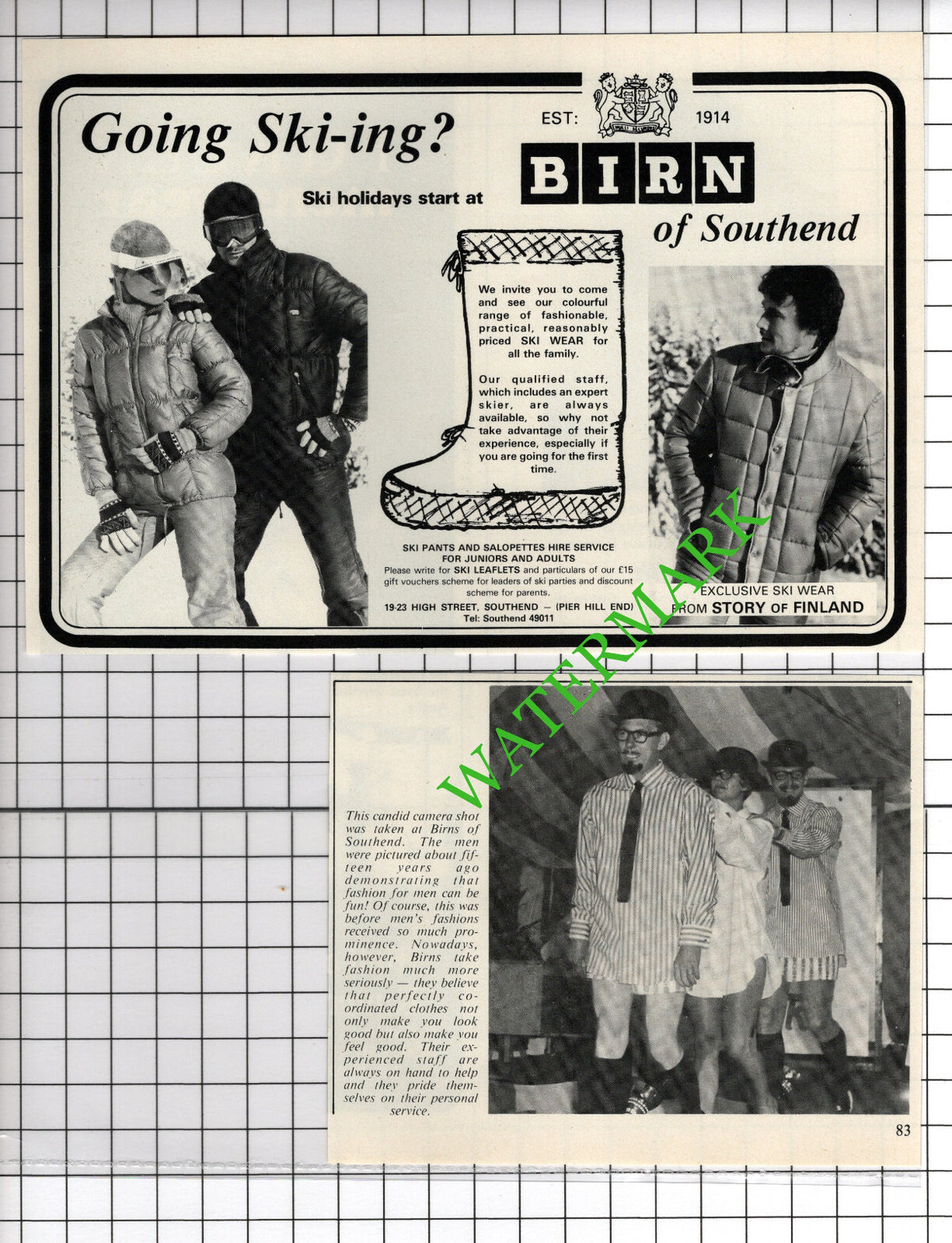 Birn Of Southend Essex Birns - 1981 Two-Part Cutting