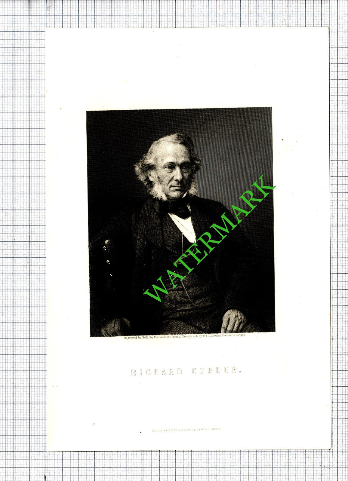 Richard Cobden - c.1887 Print