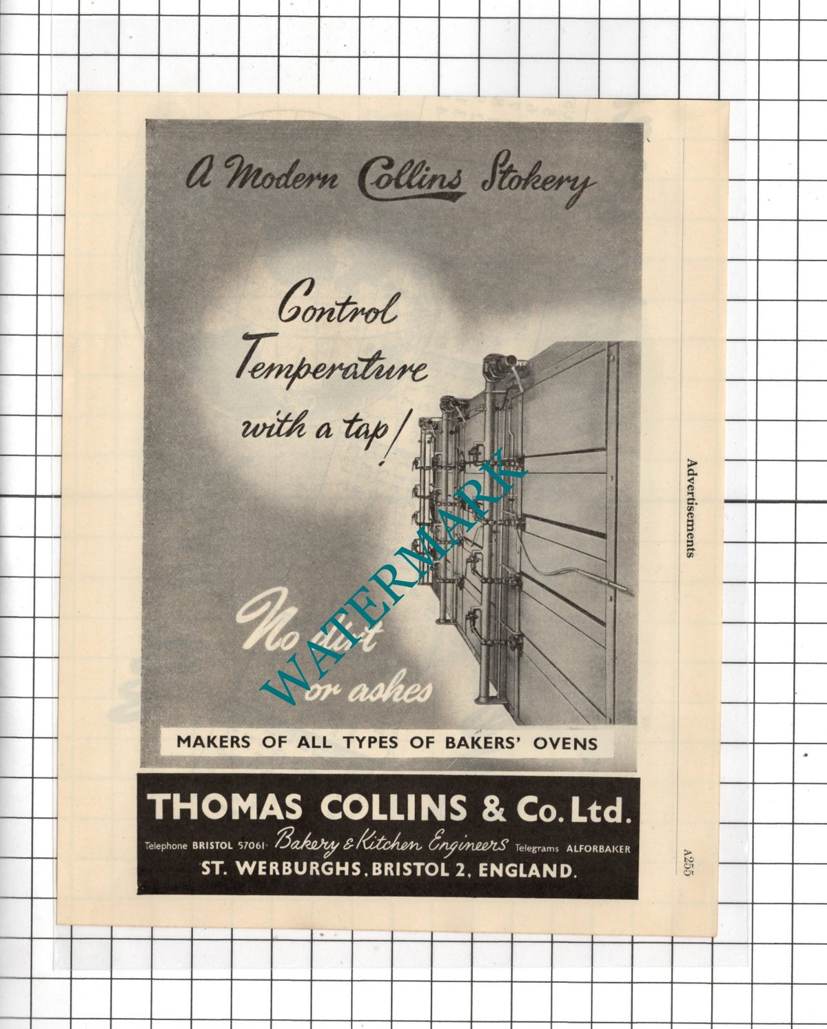 Thomas Collins & Co Ltd St Werburghs Bristol England - 1951 Advert