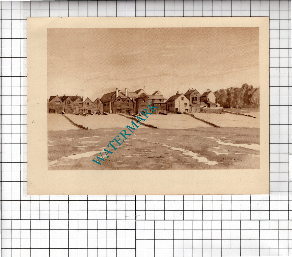 Whitstable Kent Martin Hardie - c.1949 Clipping / Print