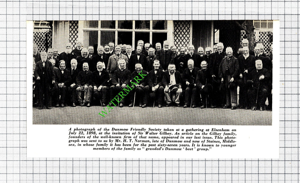 Dunmow Friendly Society - 1965 Cutting