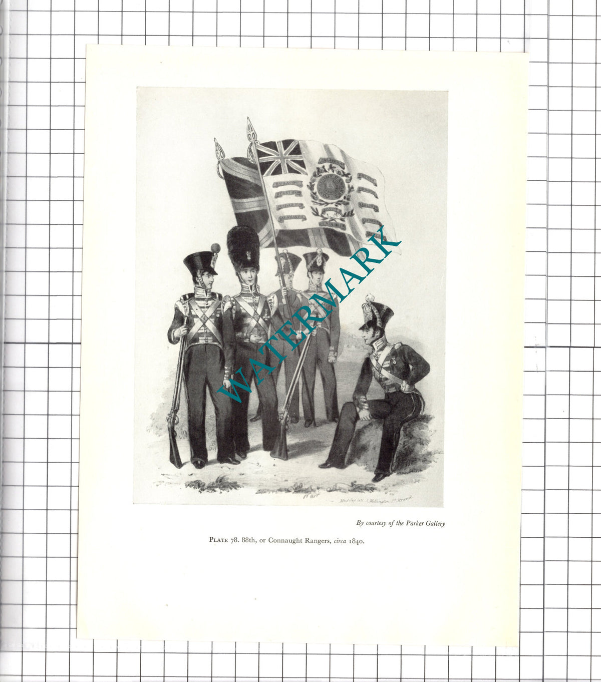 Connaught Rangers - 1957 Clipping / Print