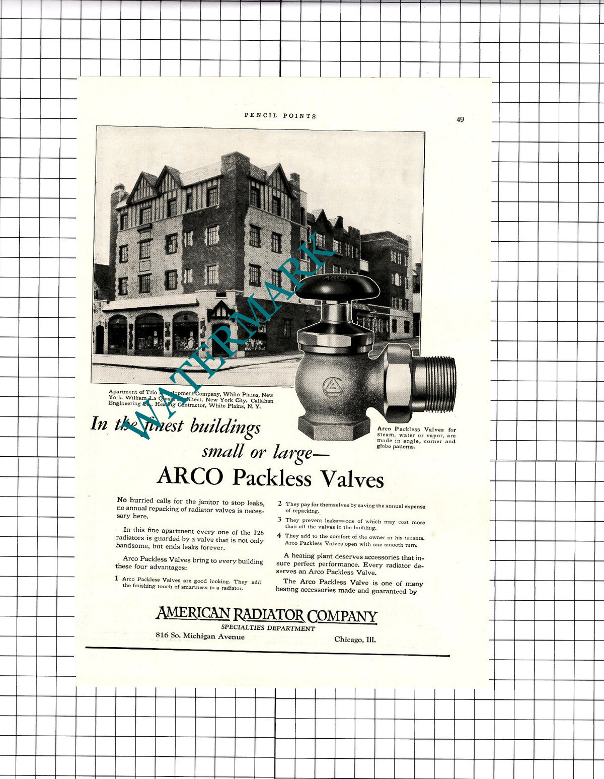 Trio Development Company White Plaines New York La Qinsk - 1926 Advert / Print