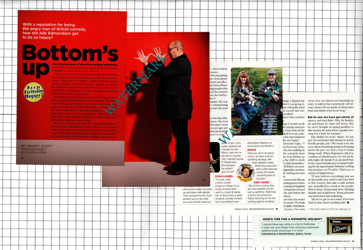 Ade Edmondson Adrian Edmondson - 2012 Small Article