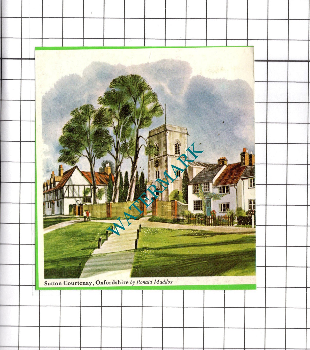 Sutton Courtenay Oxfordshire - 1979 Clipping