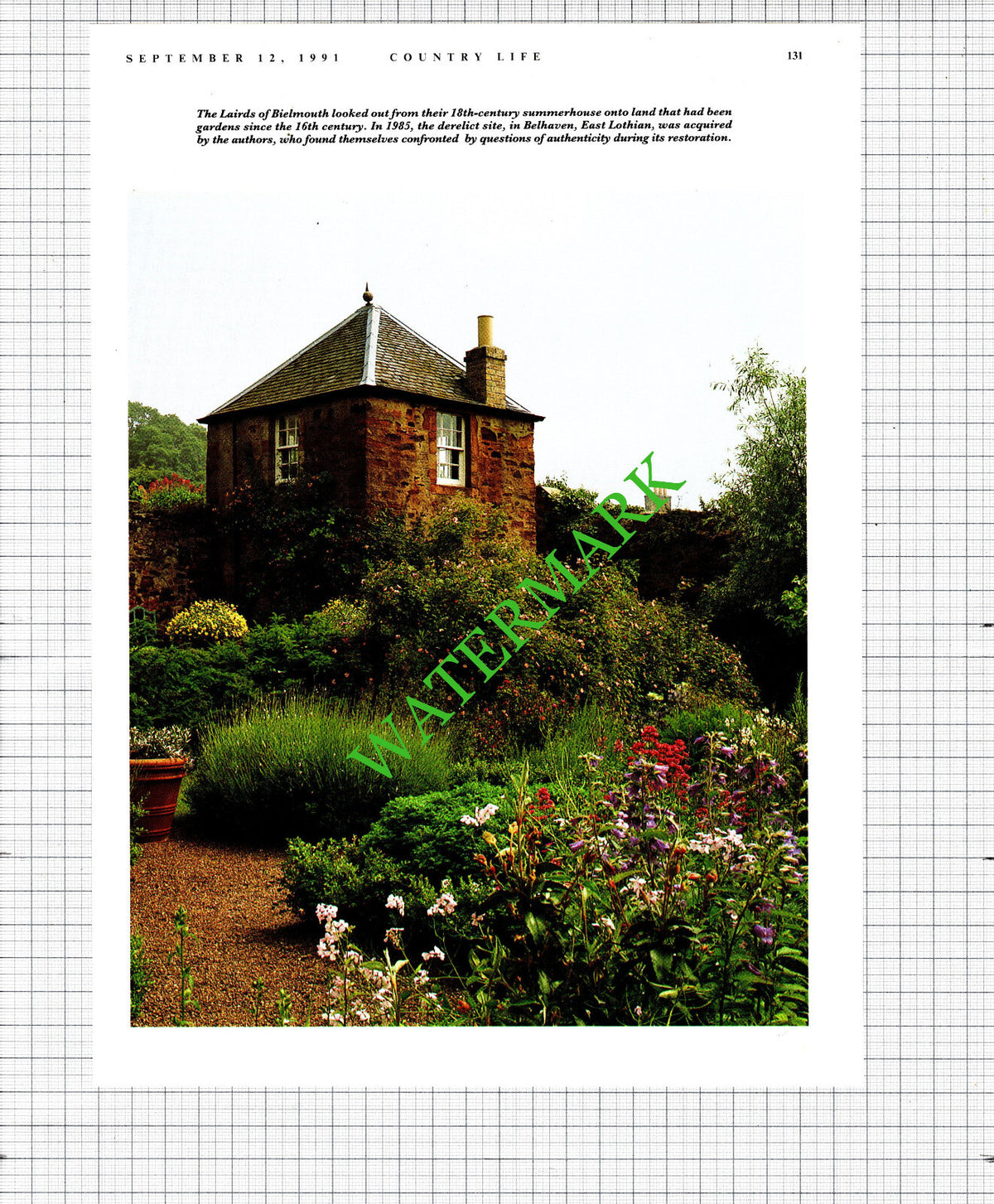 The Old House Belhaven East Lothian - 1991 Article