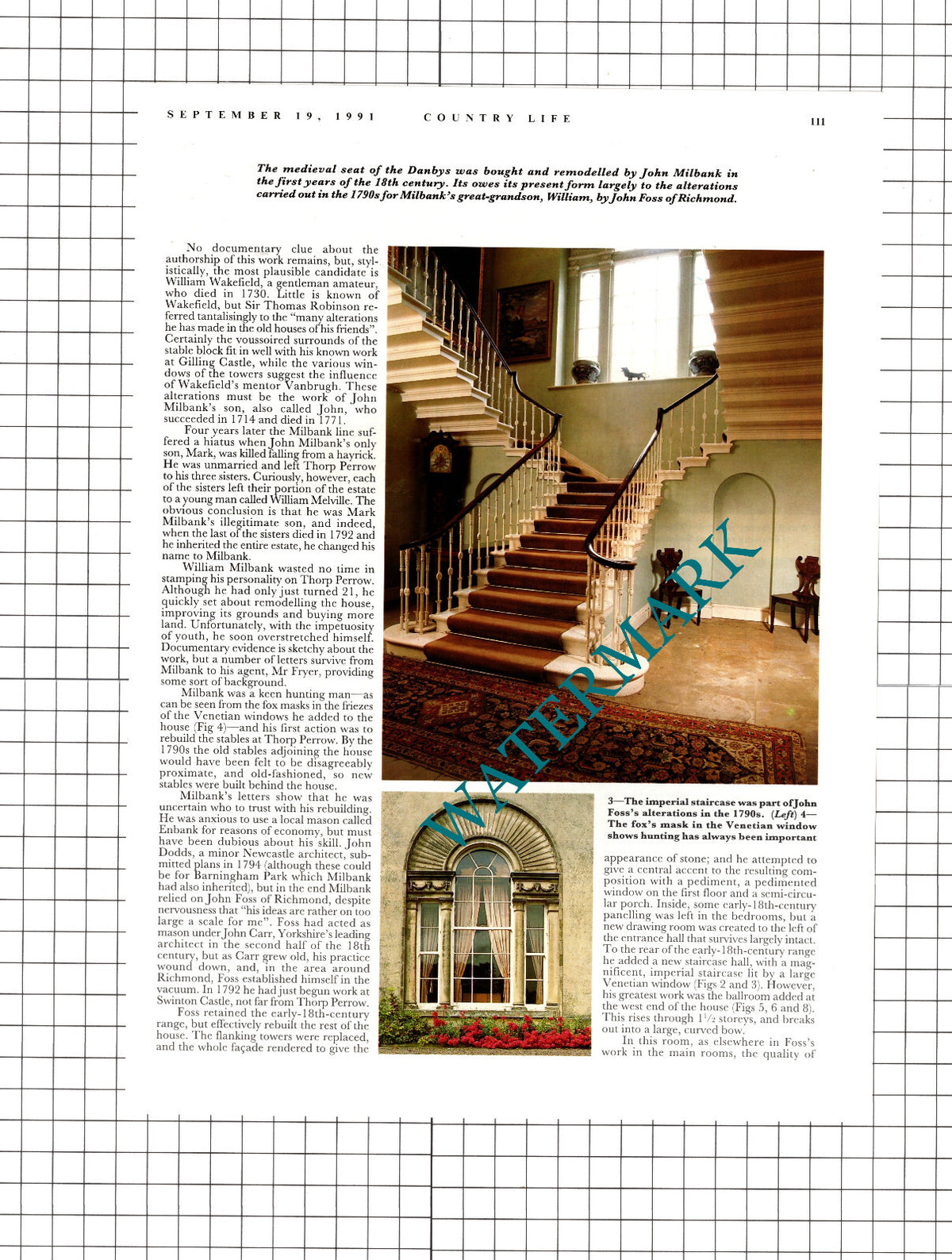 Thorp Perrow Yorkshire - 1991 Article / Print