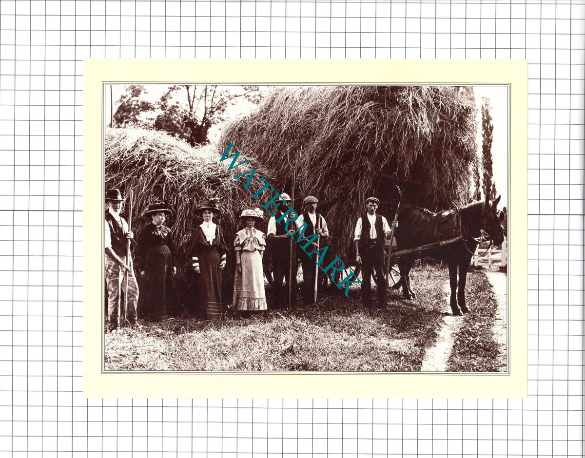 East End Farm Marston Wiltshire Oram Family - Print