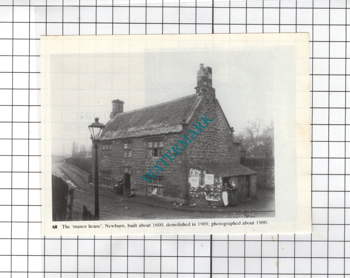 Manor House Newburn Northumberland - Small Cutting