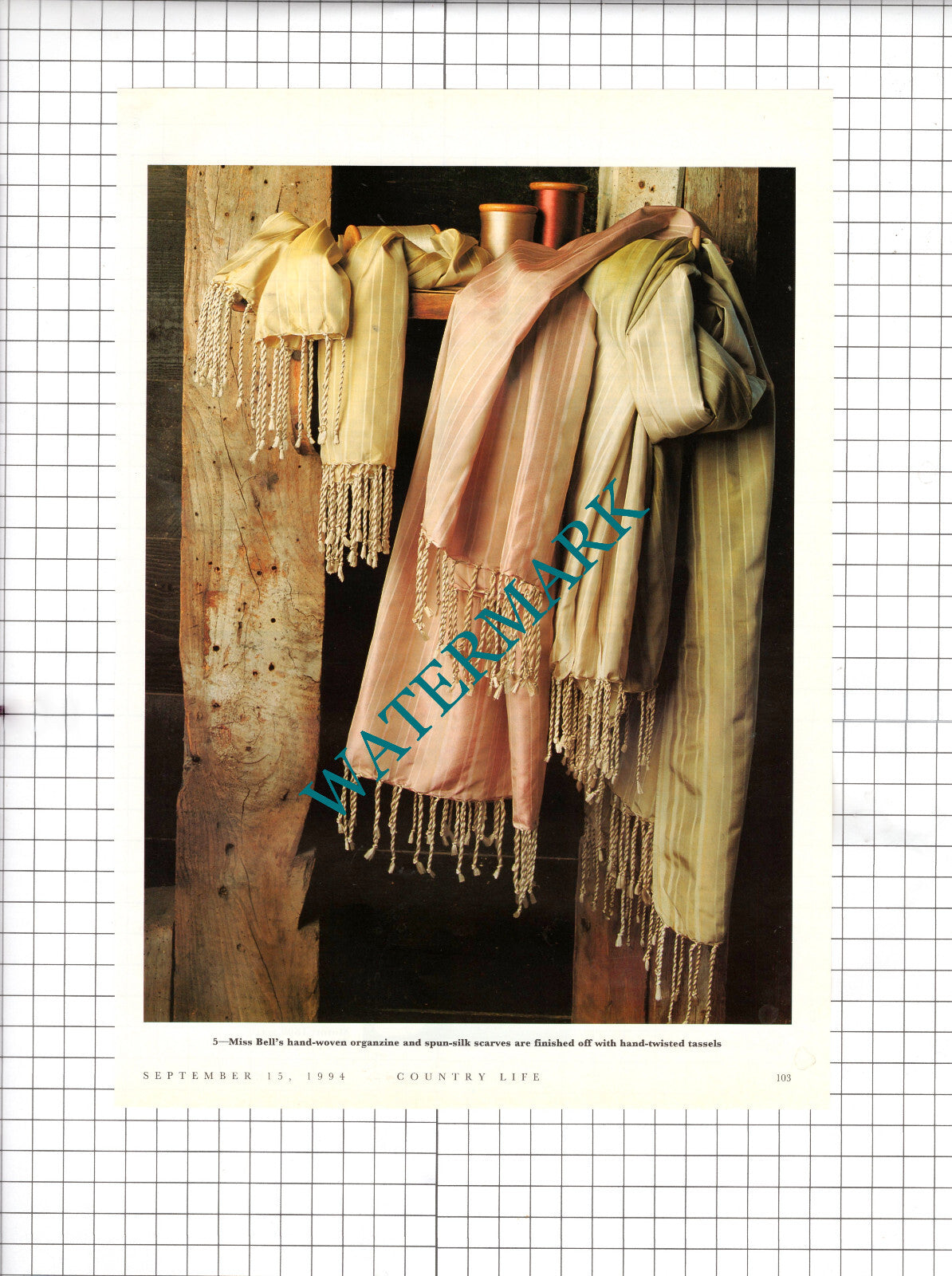 Whitchurch Silk Mill Hampshire Lucinda Bell Weaver - 1994 Article