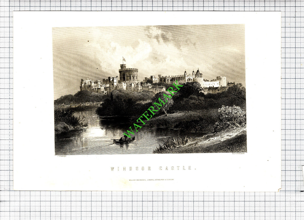 Windsor Castle - c.1887 Print