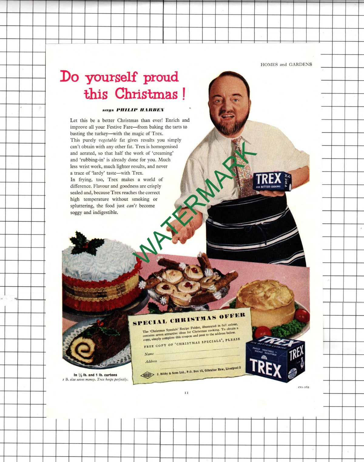 Philip Harben Trex Advert - 1955