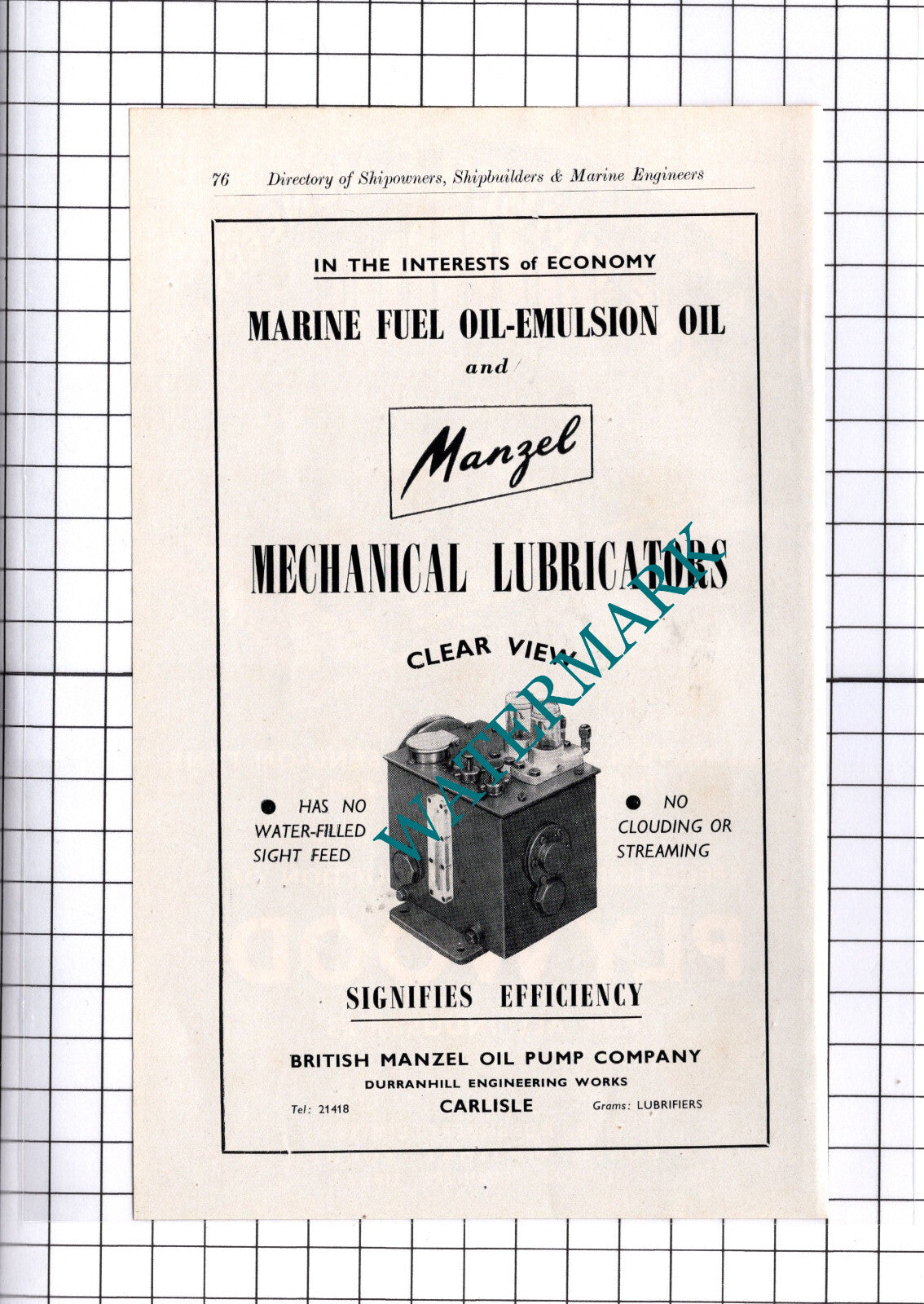 Tyne Timber & Veneers Ltd Wallsend / British Manzel Carlisle ADVERT - c.1957