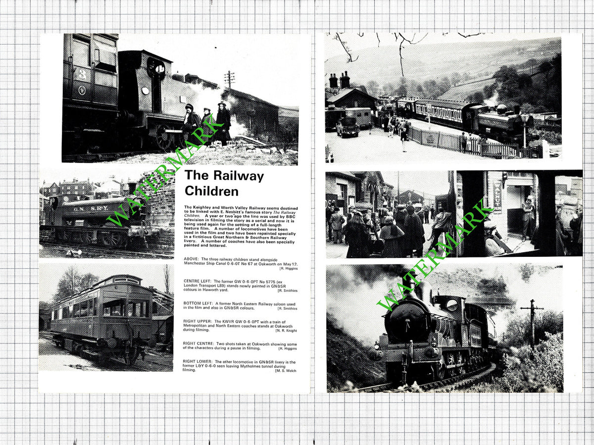 The Keighley and Worth Valley Railway Children Film - 1970 2-Part Cutting