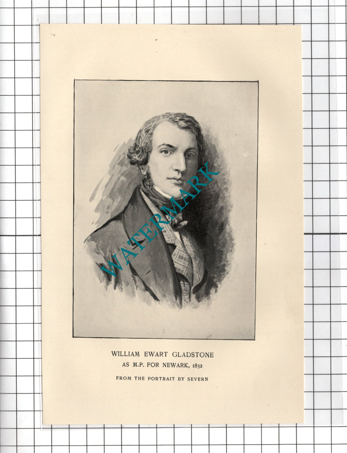 William Ewart Gladstone MP For Newark - 1898 Small Print