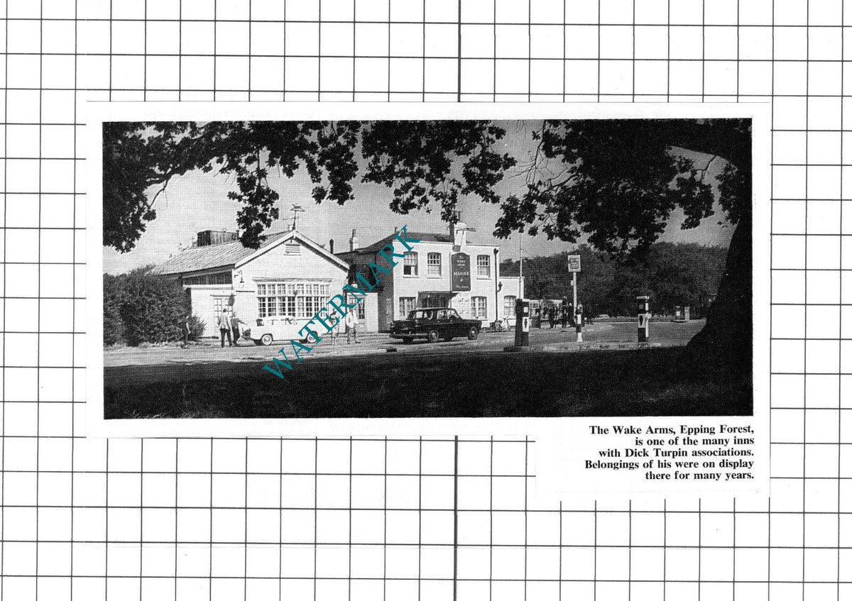 The Wake Arms Epping Forest Essex - 1967 Clipping