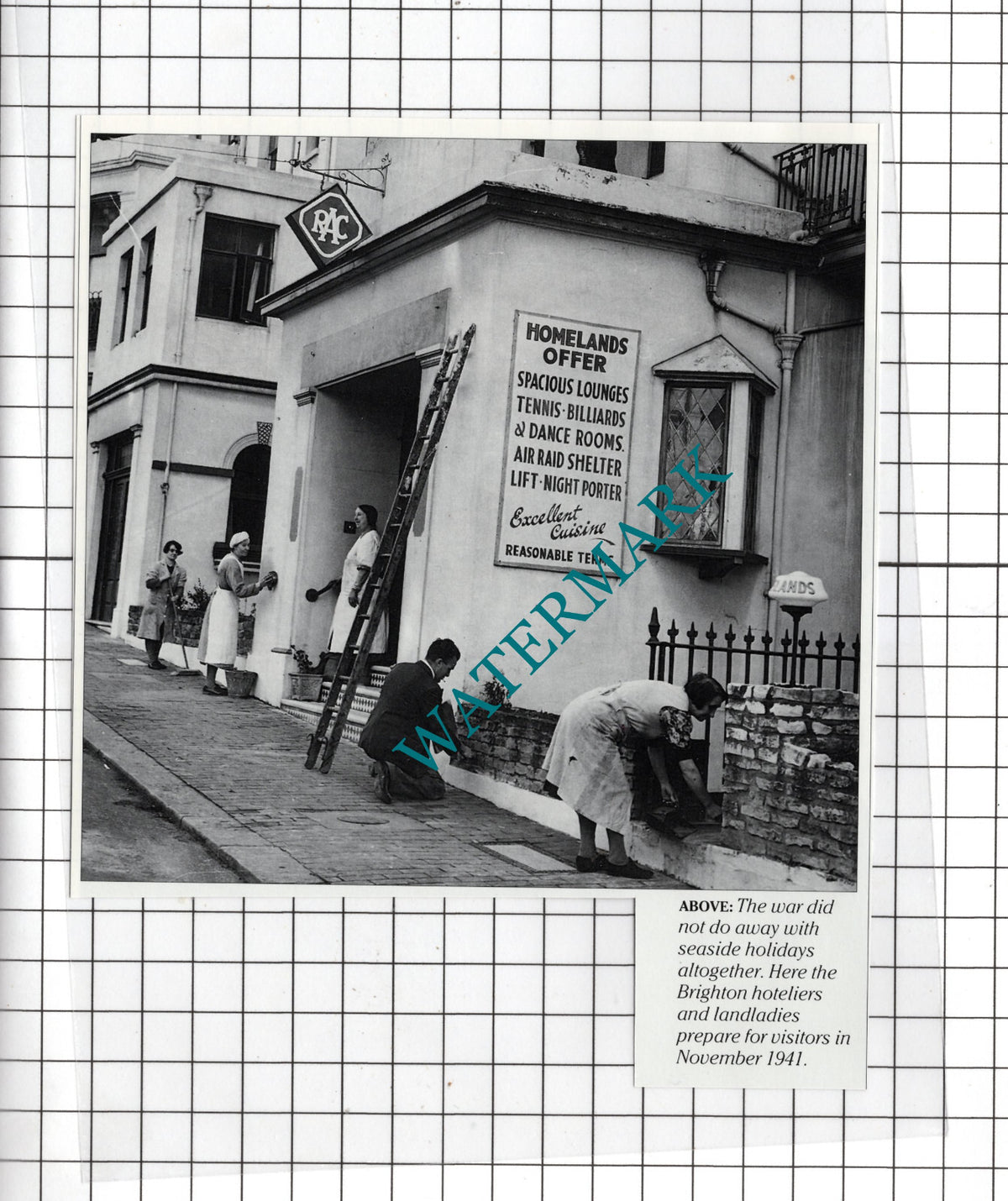 Homelands Hotel Brighton Sussex - Clipping