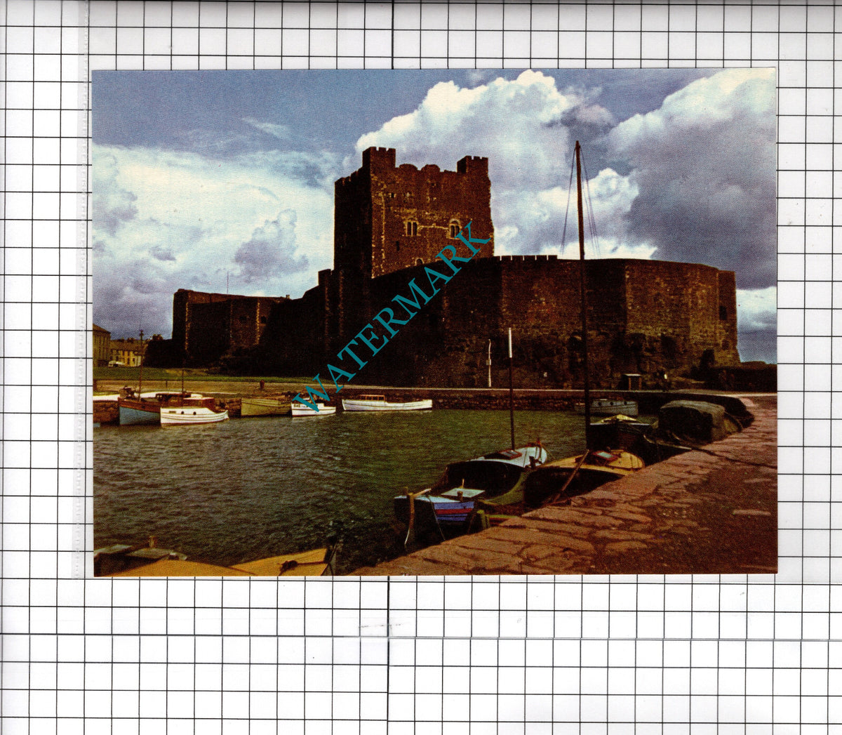 Carrickfergus Castle Ireland - c.1960's Cutting / Print