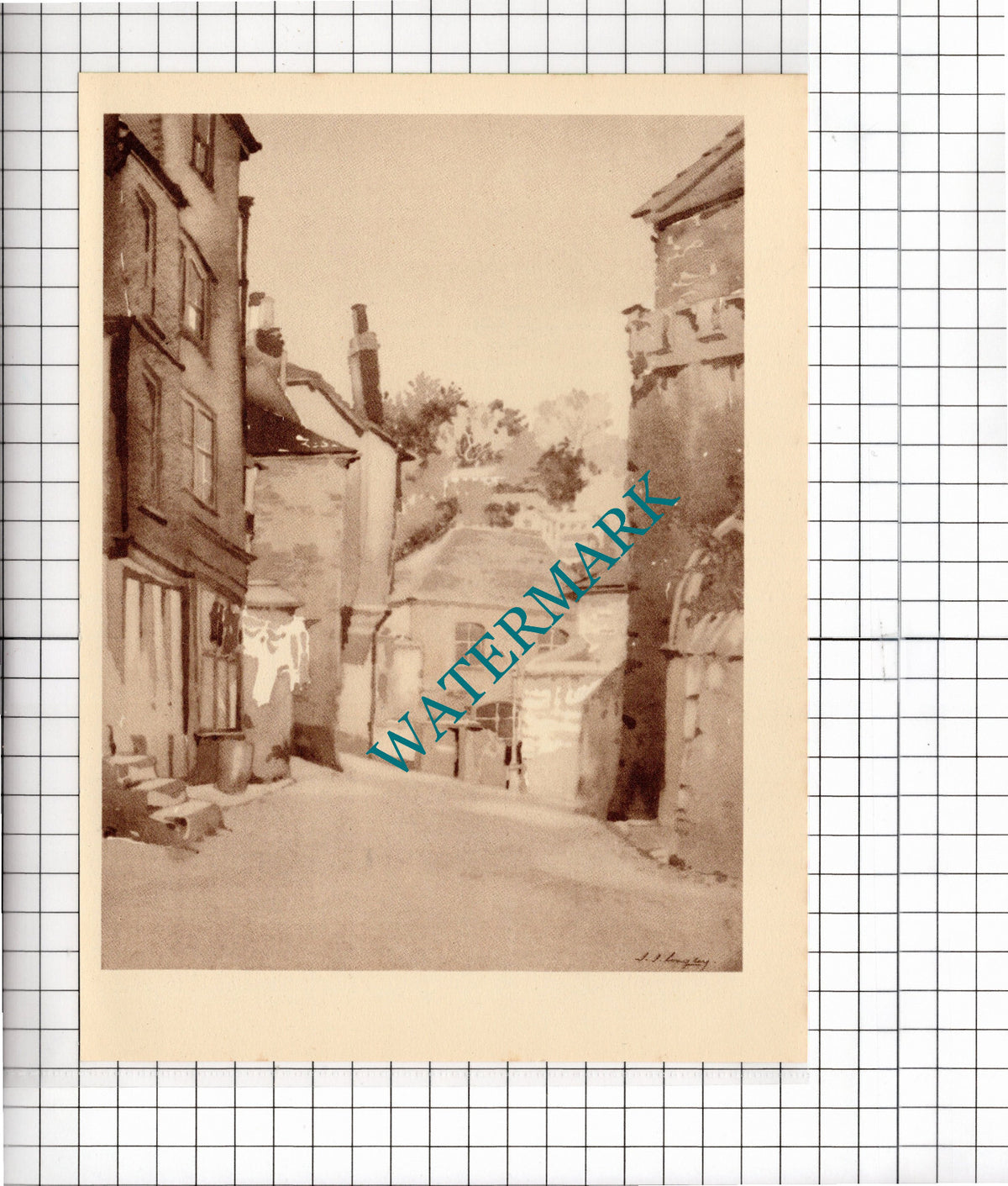 Church Close Dartmouth Devon S S Longley - c.1949 Clipping / Print