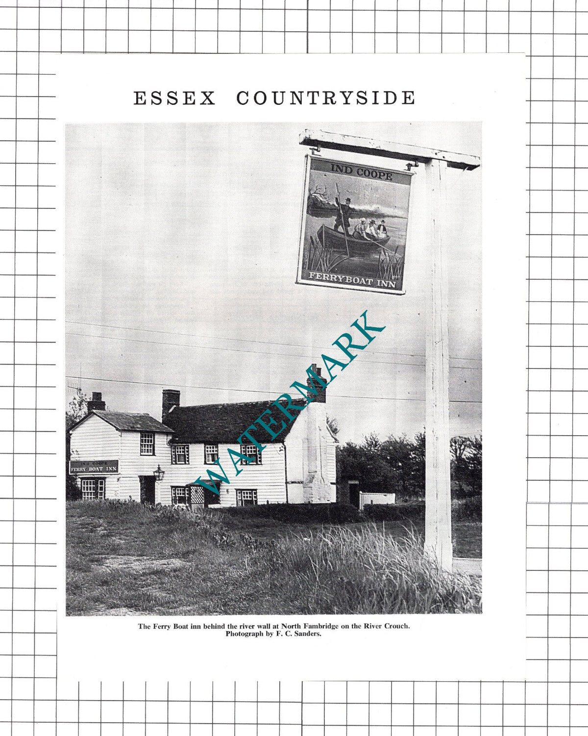 Ferry Boat Inn North Fambridge Essex - 1965 Cutting / Print