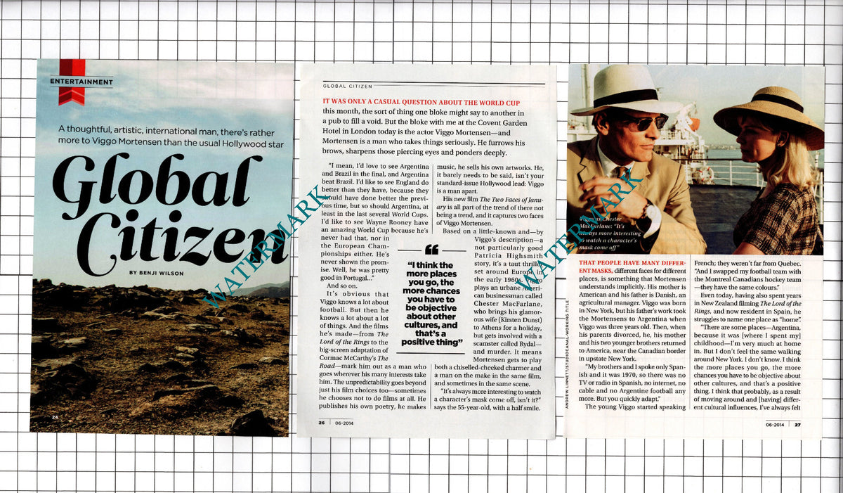 Viggo Mortensen Actor - 2014 Small Article