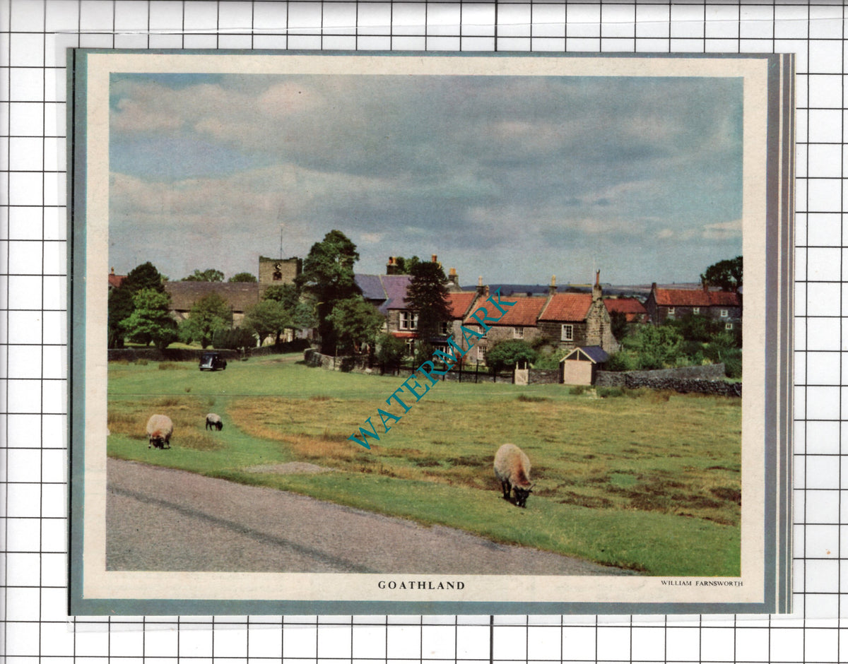 Goathland Yorkshire - 1954 Clipping