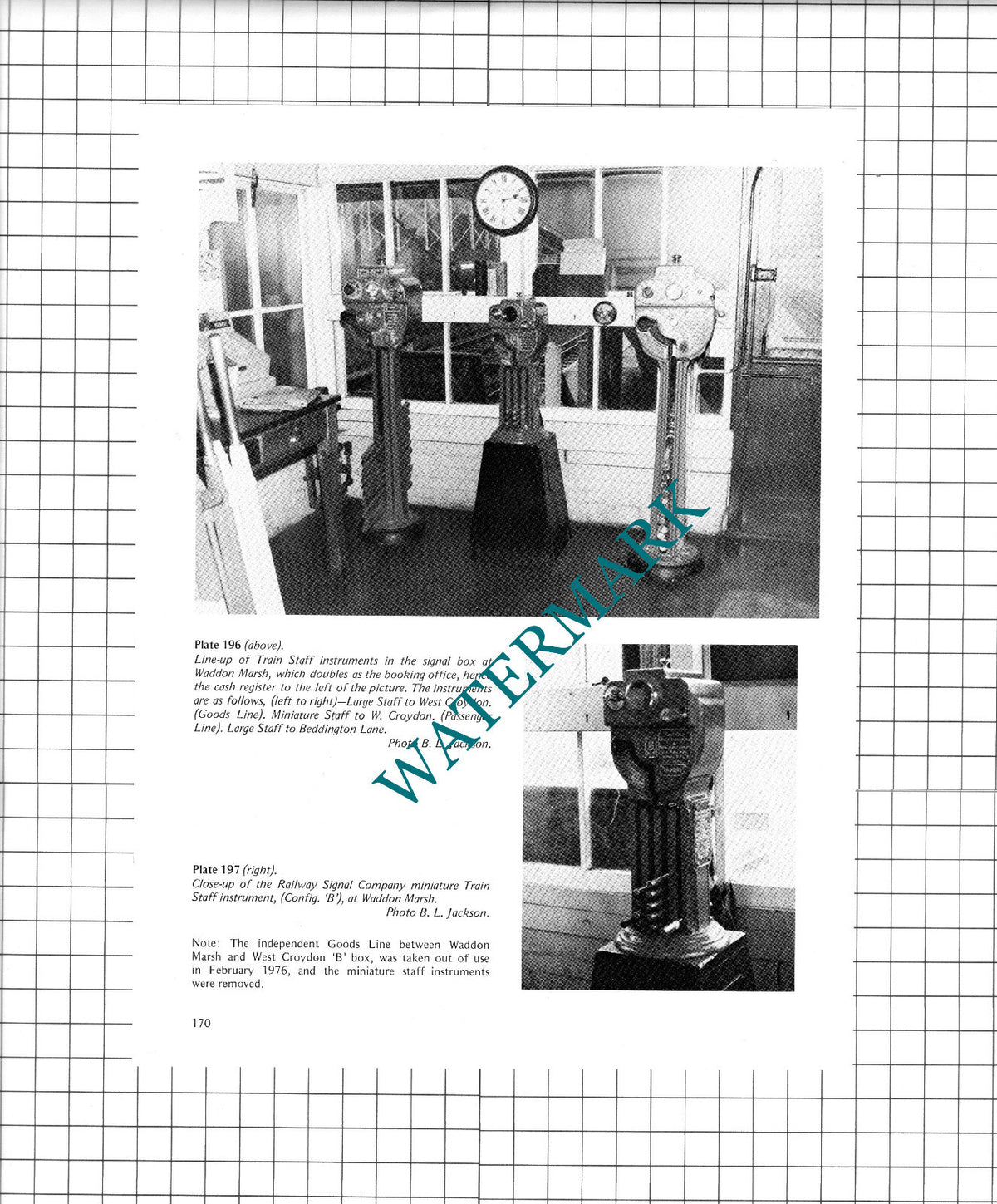 Waddon Marsh Railway Signal Box - 1970s Clipping / Print