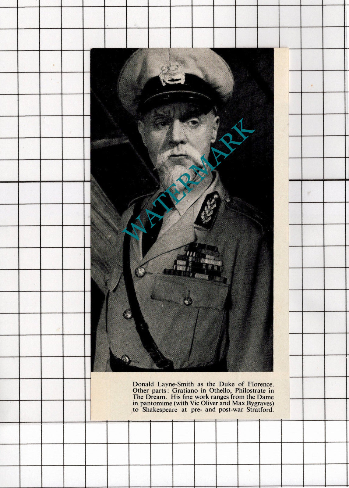 Donald Layne-Smith Actor -1967 Small Clipping