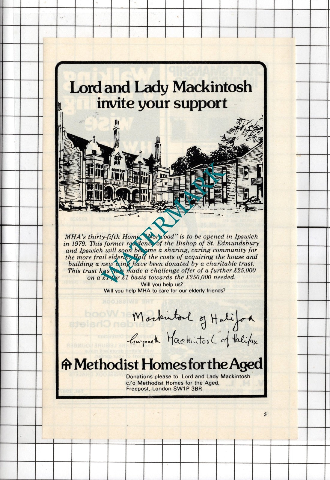 Norwood Care Home Ipswich Suffolk - 1979 Small Advert
