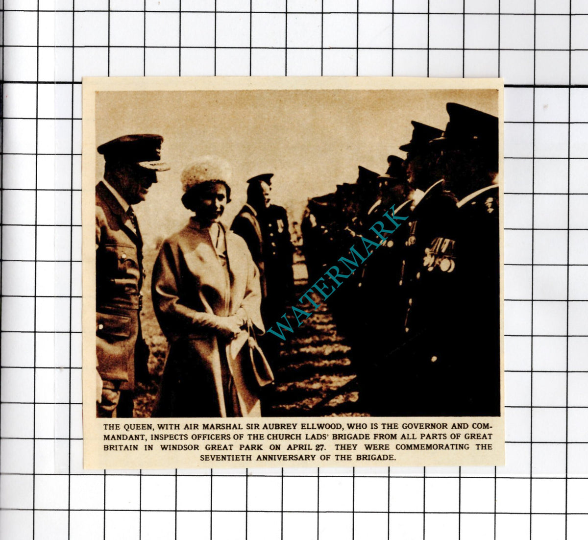Air Marshall Sir Aubrey Ellwood - 1963 Small Cutting