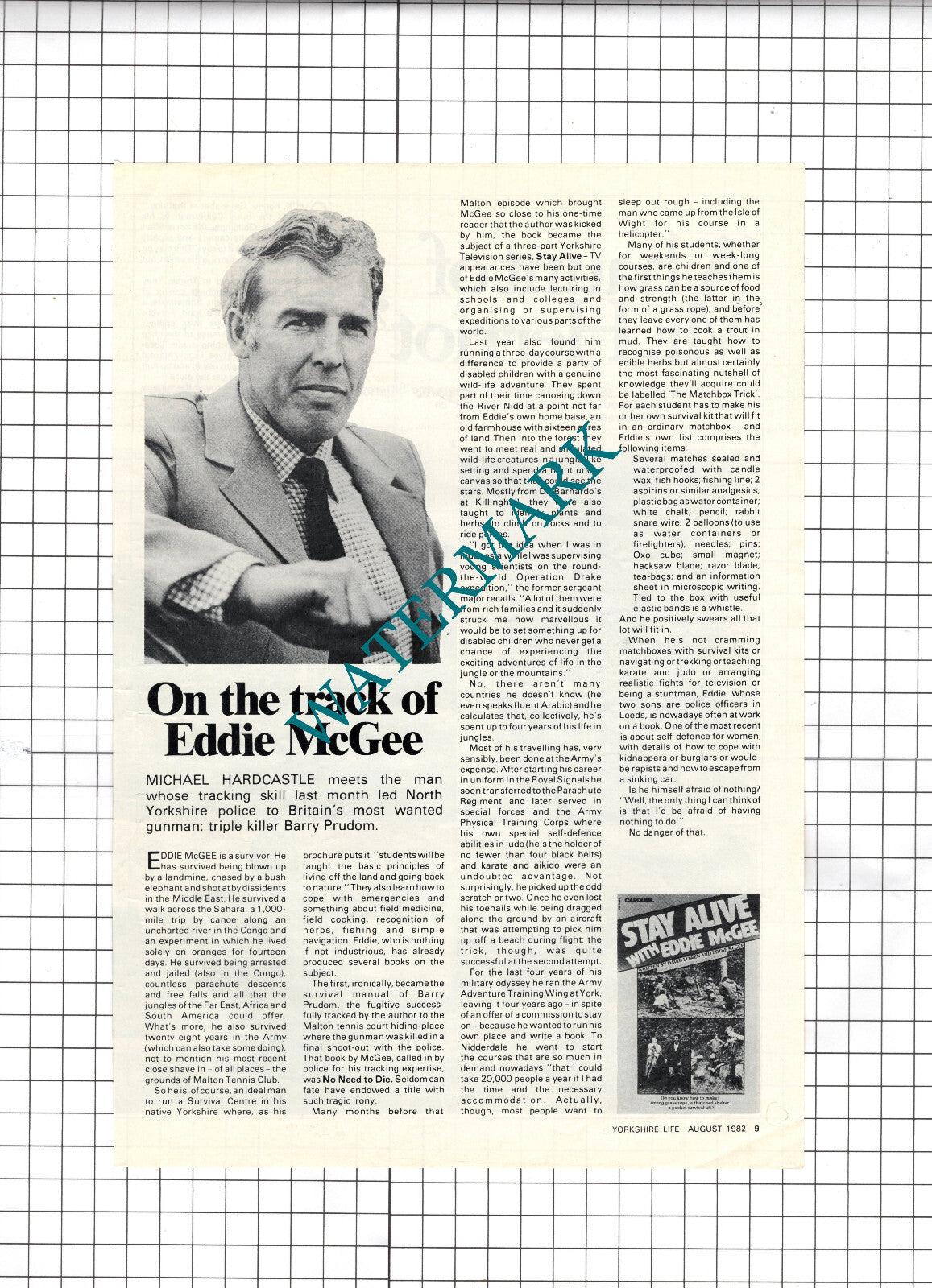 Eddie McGee - 1982 Article