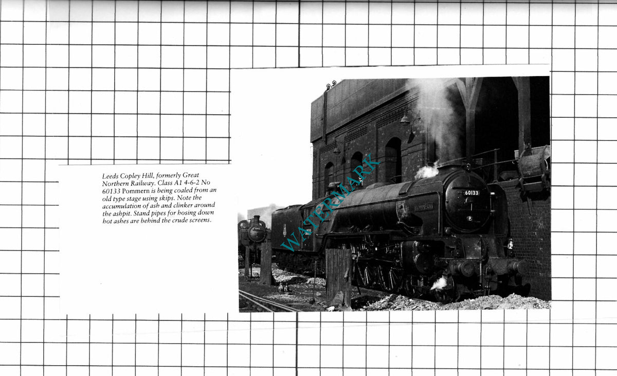 Leeds Copley Hill Railway Engine No 60133 Pommern - Clipping