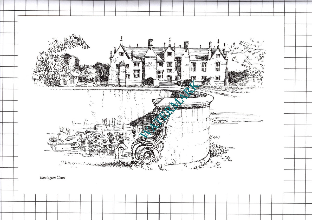 Barrington Court Somerset - 1980's Cutting / Print