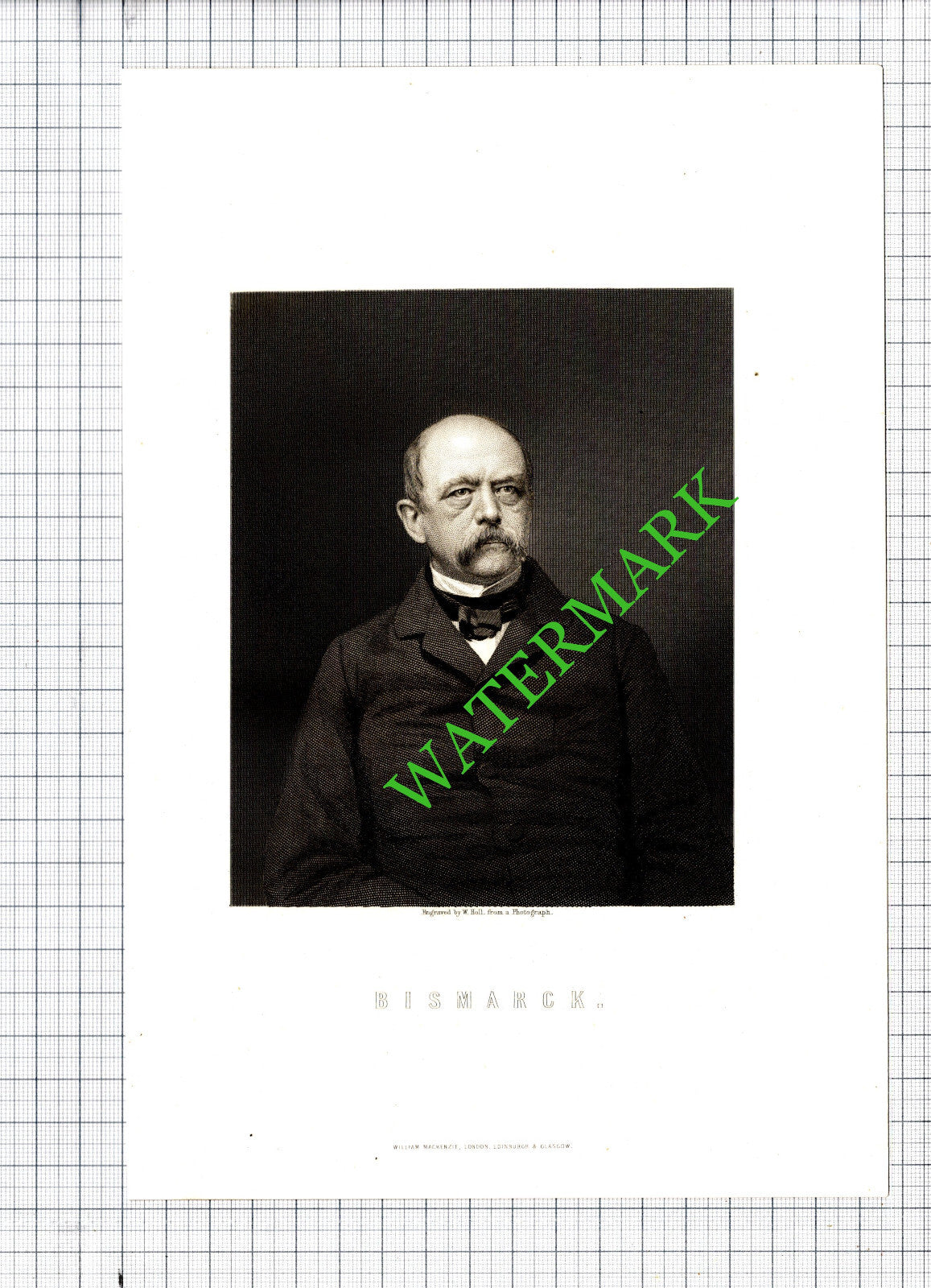 Bismarck - c.1887 Print