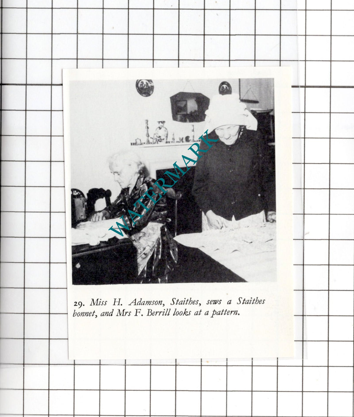 Miss H Adamson Staithes Yorkshire Mrs F Berrill - Small Clipping