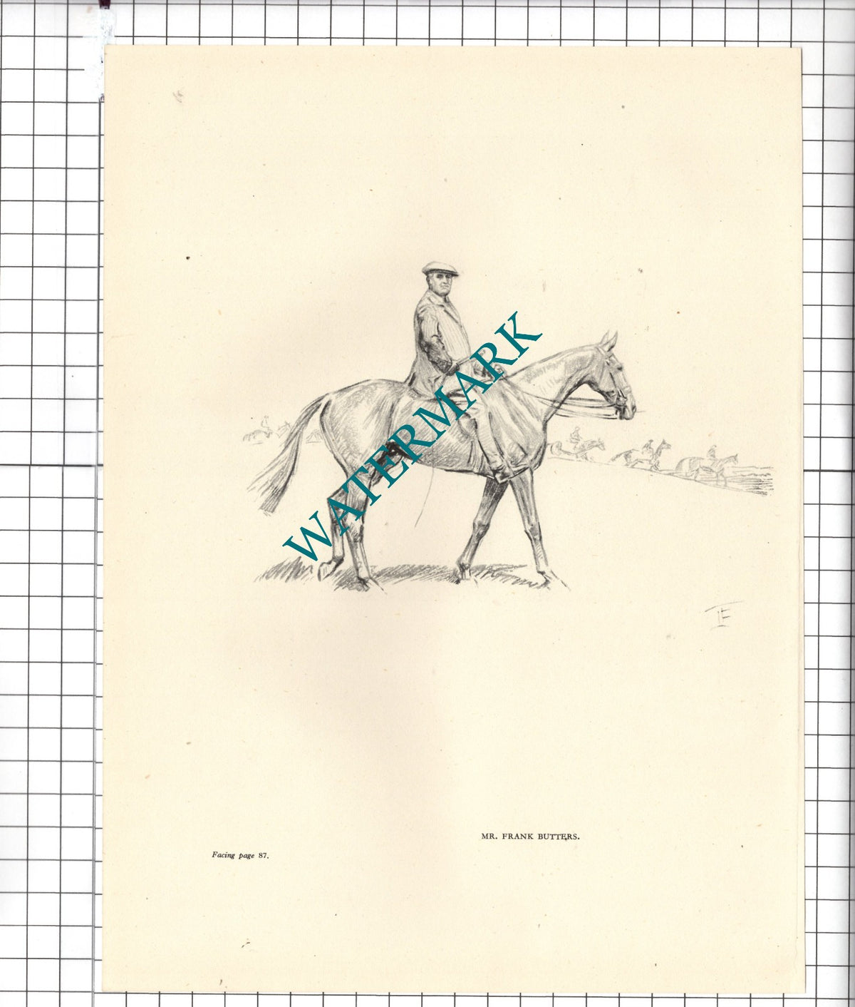 Mr Frank Butters - 1945 Clipping / Print