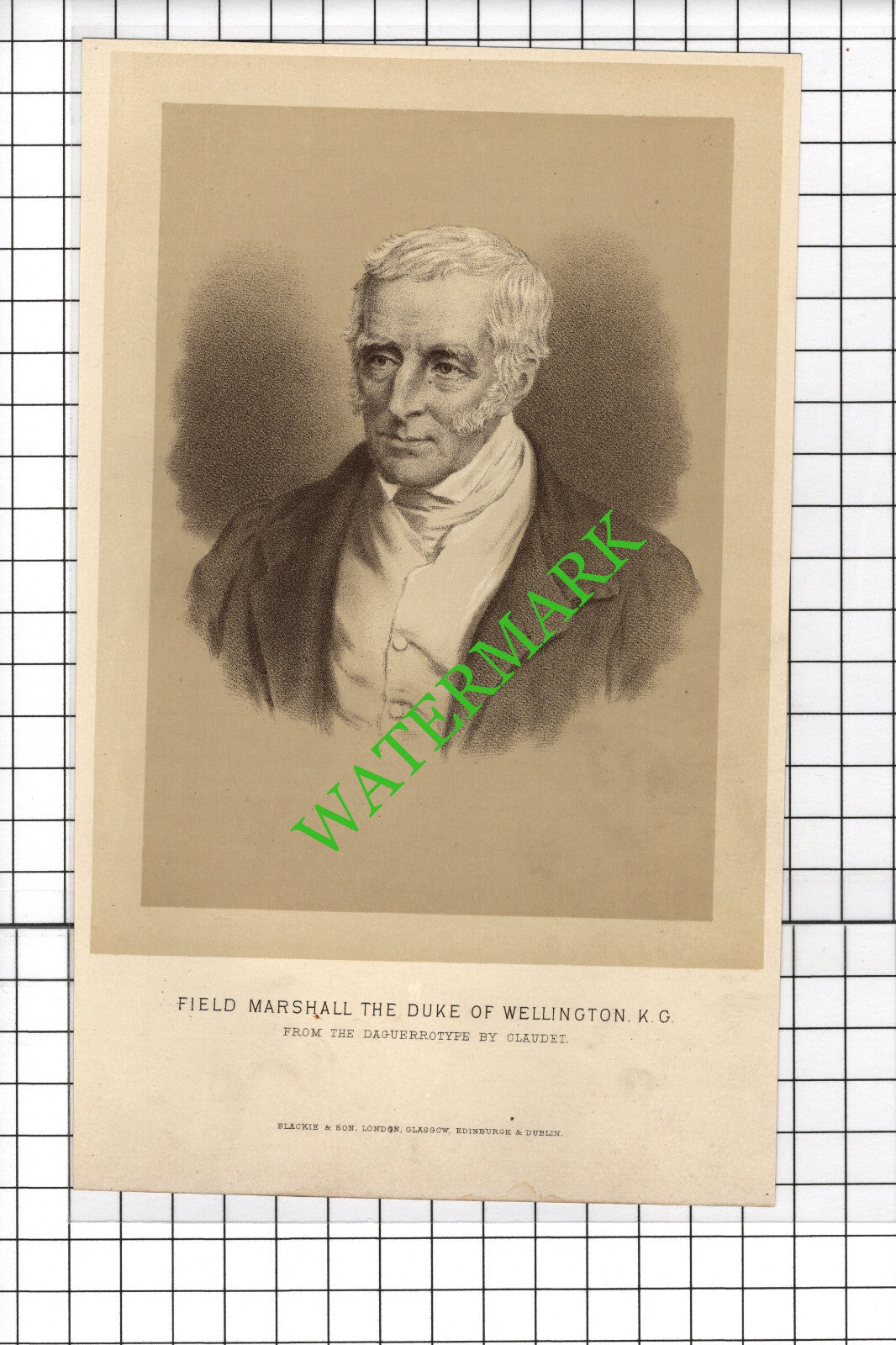 The Duke Of Wellington - 1890's Small Print