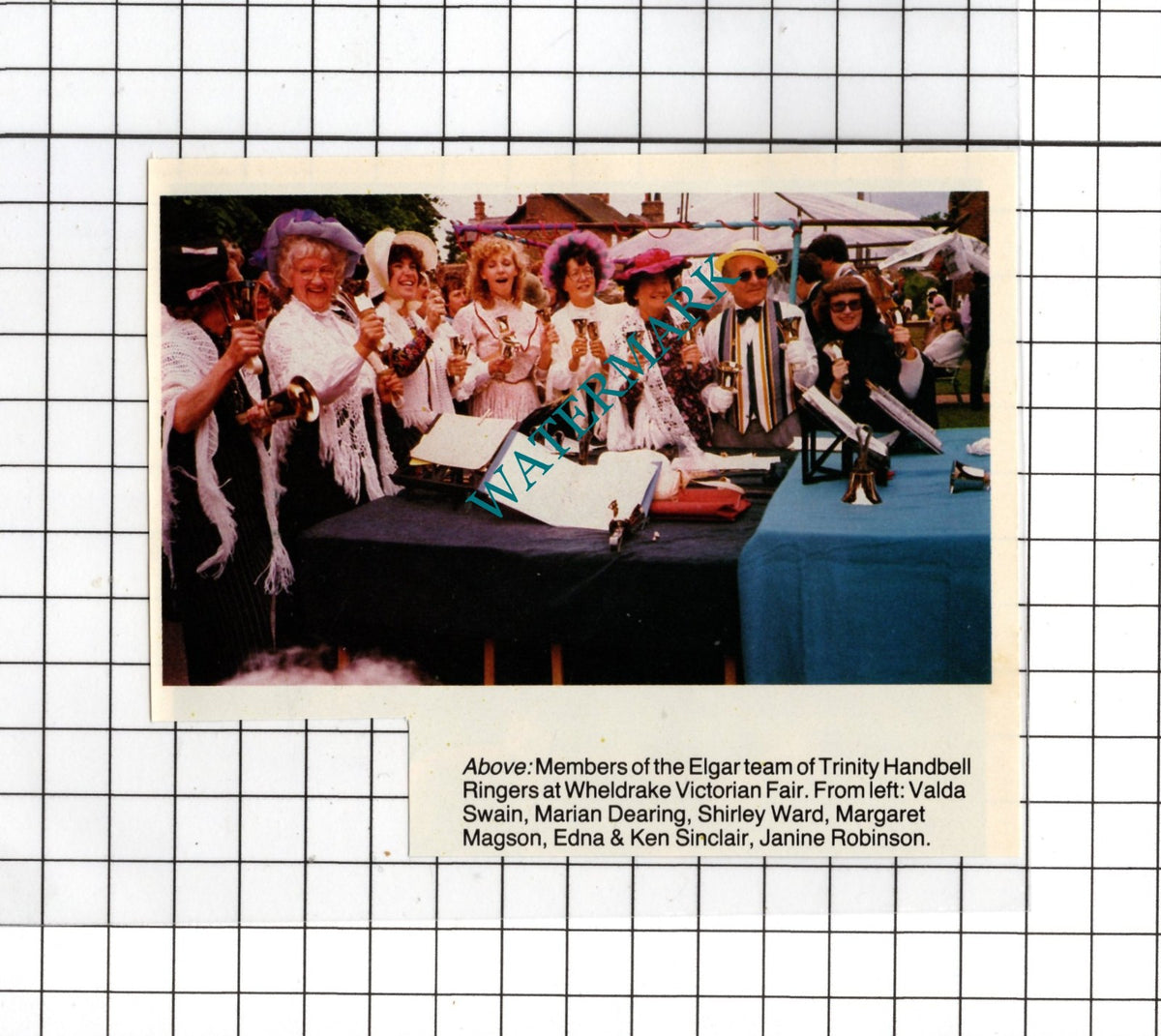 Trinity Handbell Ringers Valda Swain Ken Sinclair Marian Dearing - 1988 Clipping