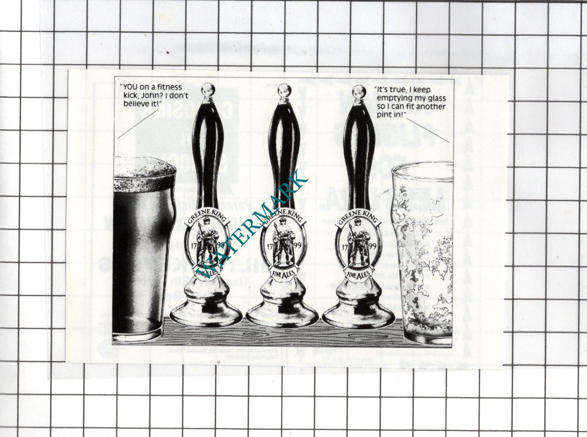 Greene King - 1989 SMALL Advert