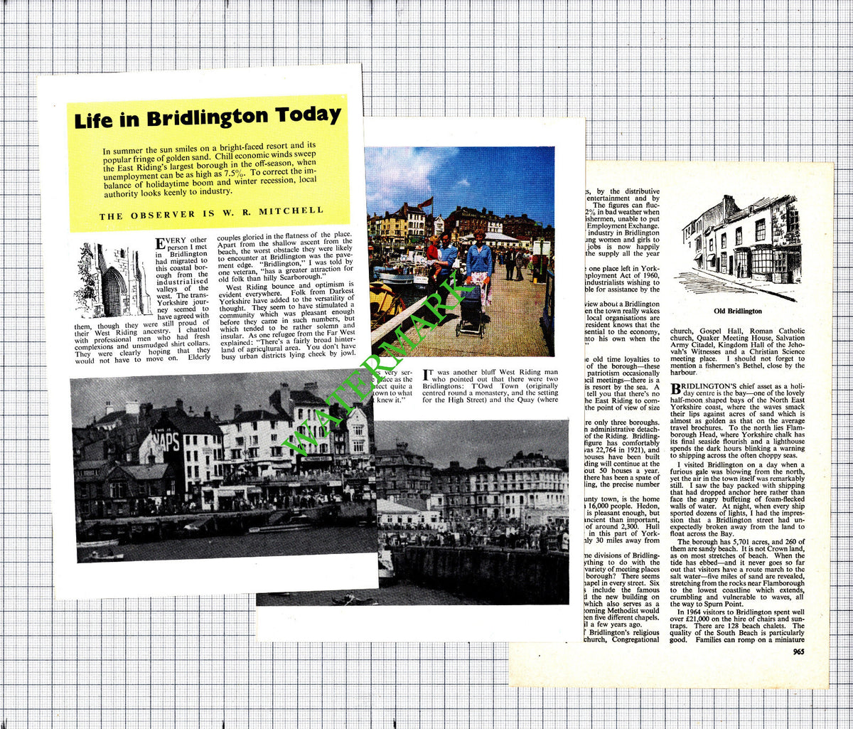 Bridlington Yorkshire - 1965 Article