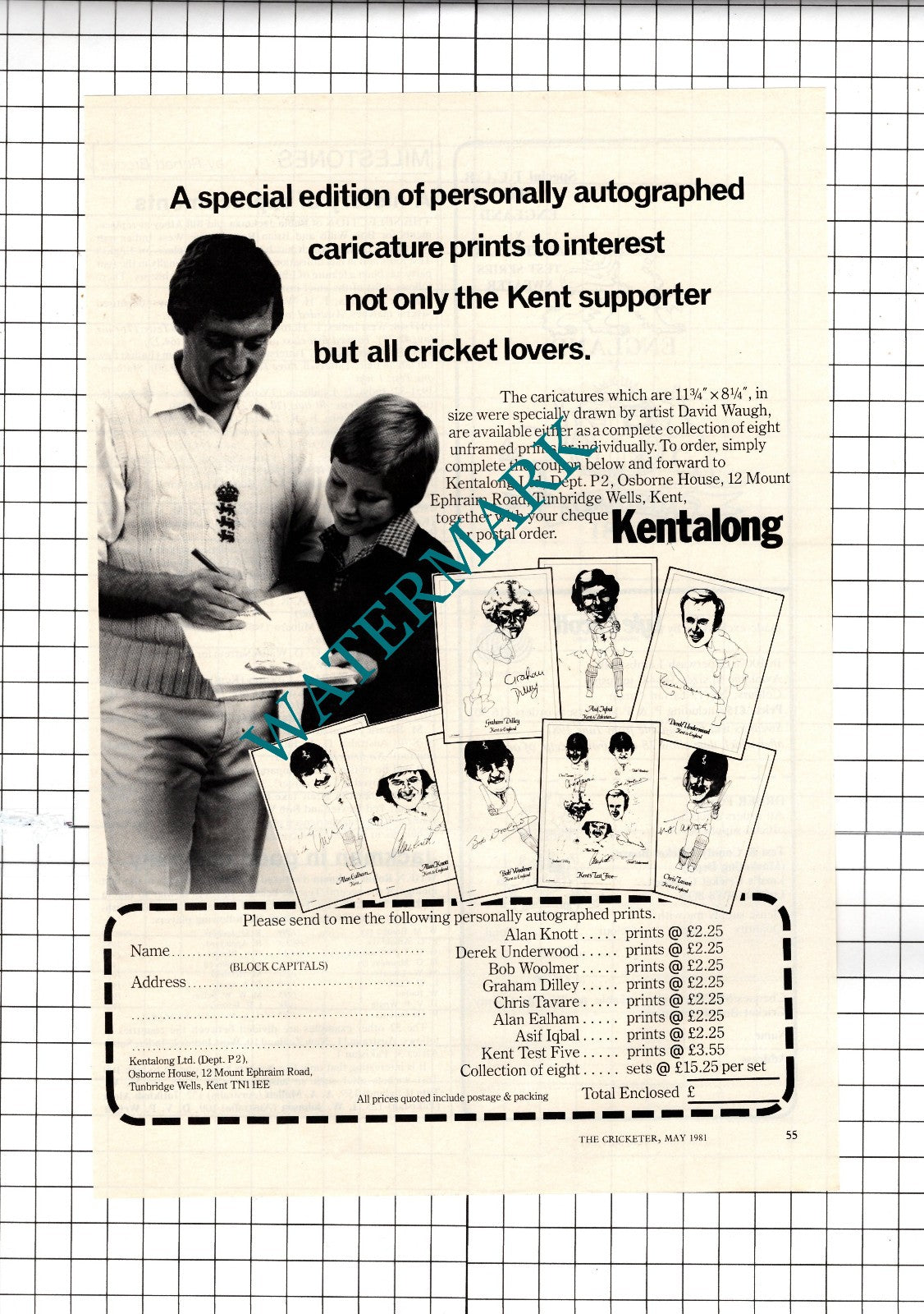 Kentalong Ltd Tunbridge Wells Kent Advert - 1981