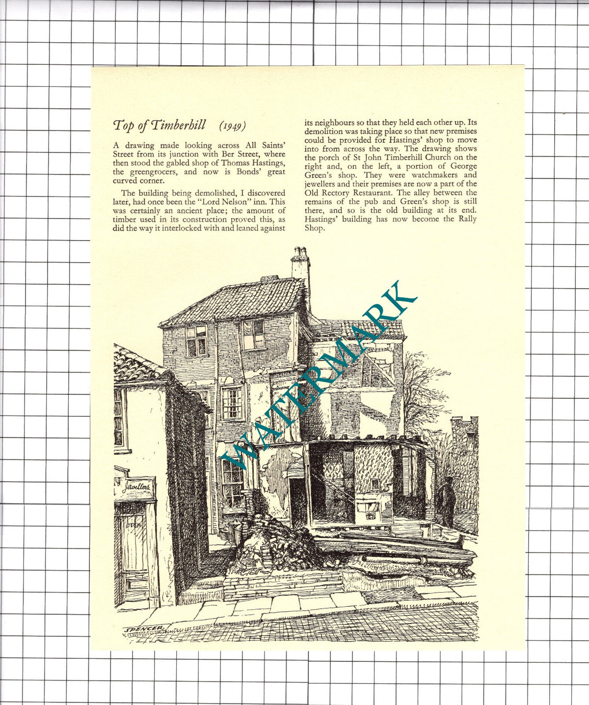 Bonds All Saint's Green Norwich Norfolk / Timberhill - 1970s Clipping/ Print