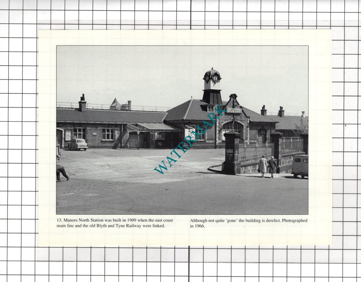 Manors North Railway Station Newcastle Upon Tyne - Cutting