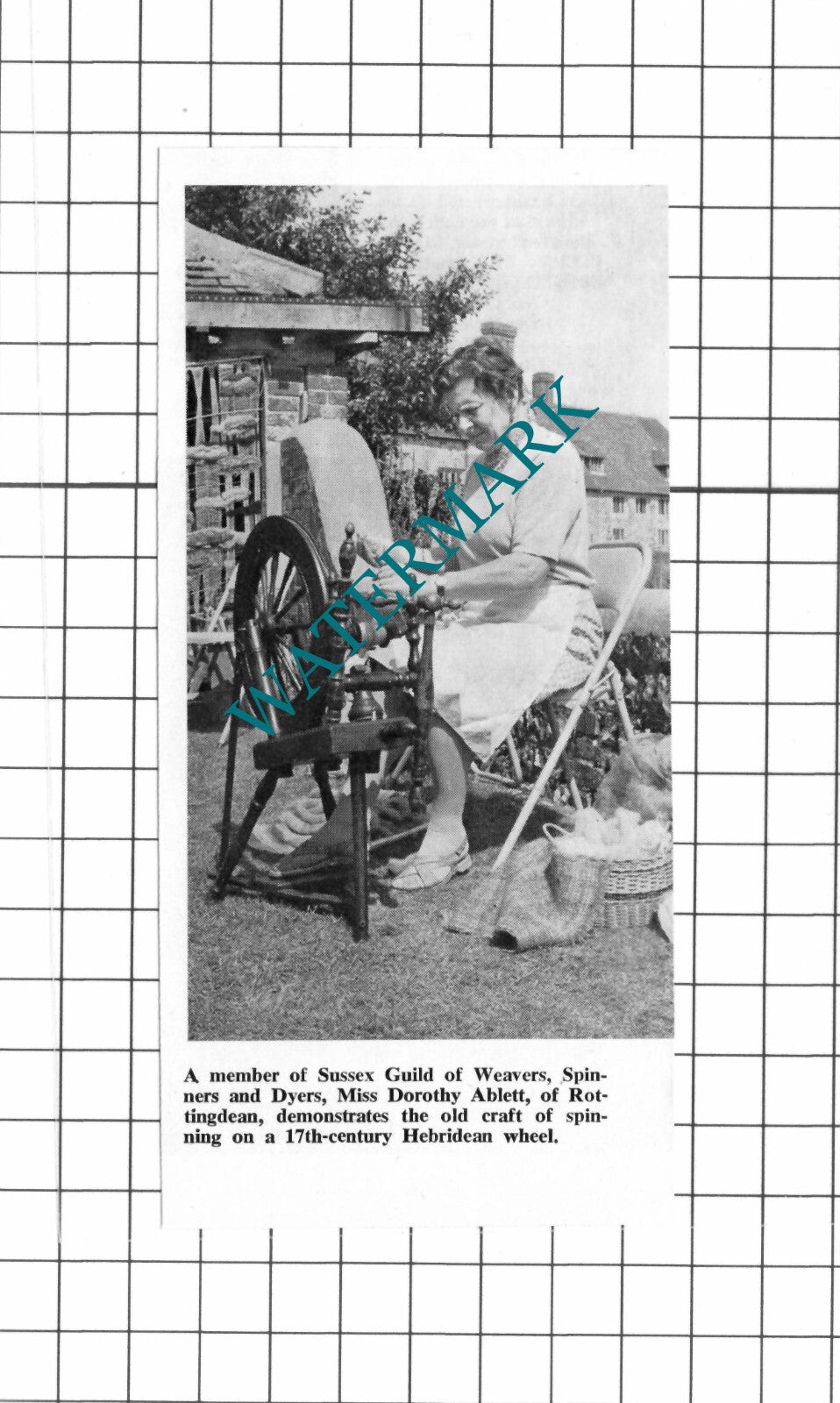 Miss Dorothy Ablett Rottingdean Sussex - 1967 Clipping