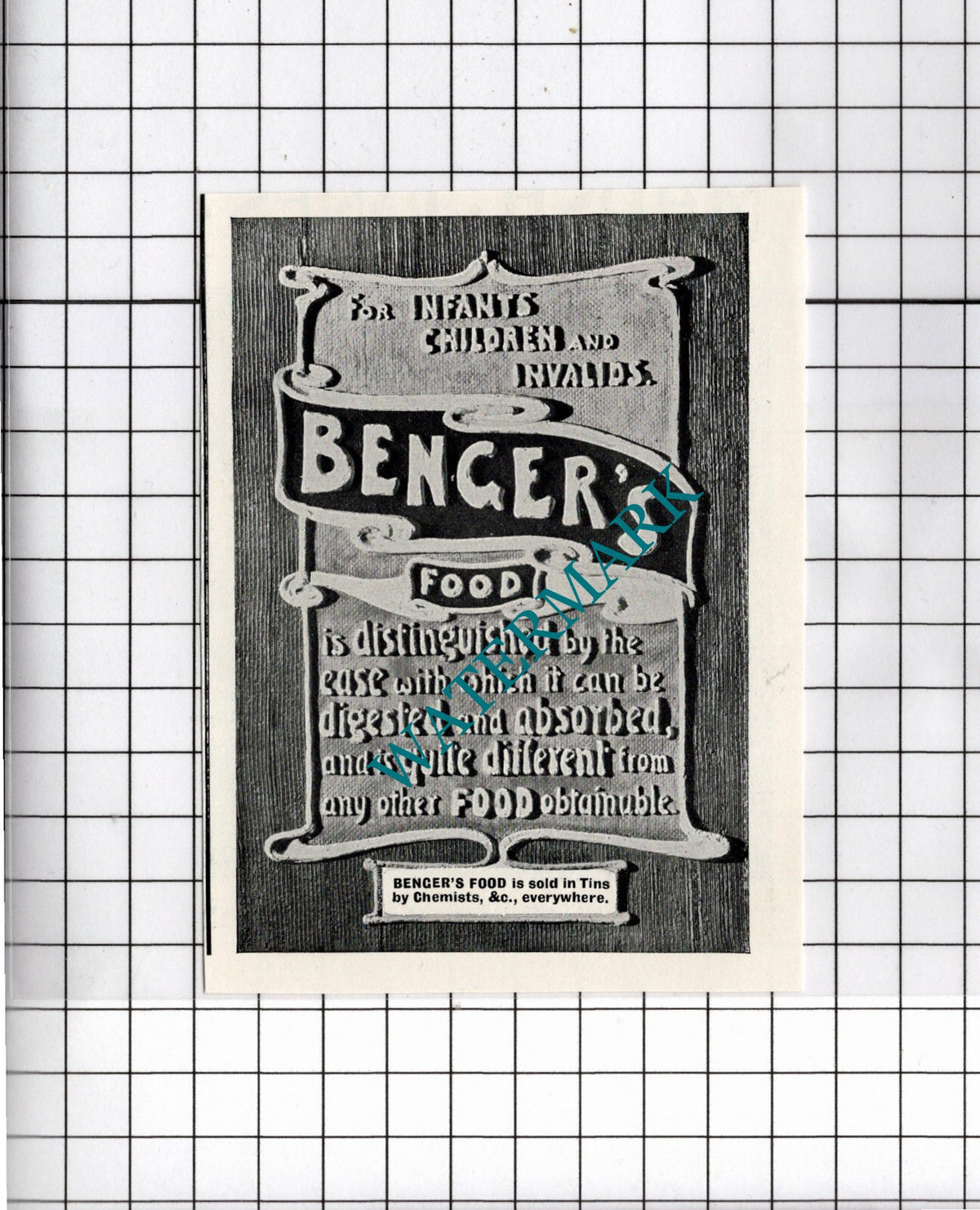 Benger's Food - 1904 Small Advert