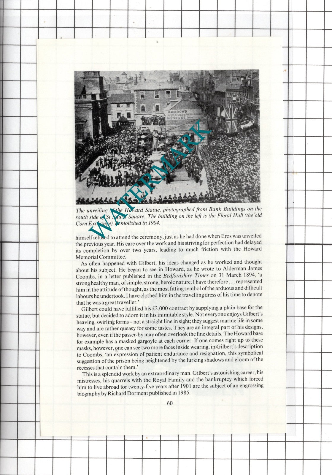 Sir Alfred Gilbert Sculptor John Howard Bedford - 1989 Article