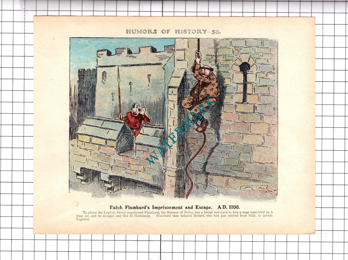 Ralph Flambard - c.1921 Clipping / Print